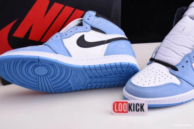 BLUE 1 WHITE HIGH BLACK UNIVERSITY 555088-134 JORDAN AIR RETRO 1210